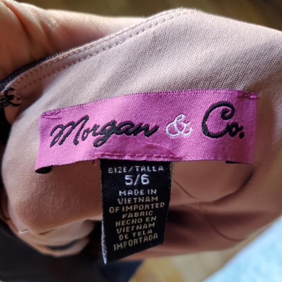 Navy Blue Y2k Gown with Sheer Side Panels - Picture 3 of 3